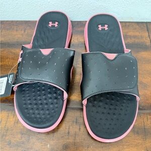 Under Armour Womens Ignite Pro Slides Footwear - Memory Foam Comfort Size 16